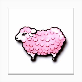 Pink Sheep Canvas Print