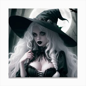 Witch Of The Woods Canvas Print