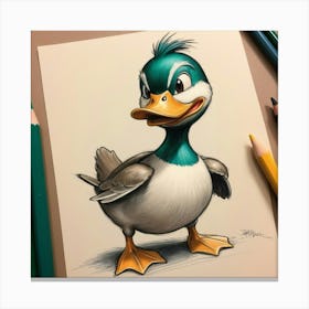 Duck! 18 Canvas Print