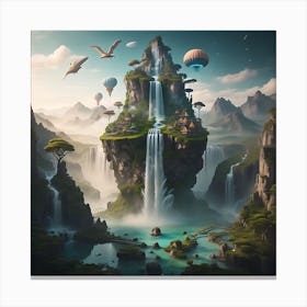 Airborne Utopia 2 Canvas Print