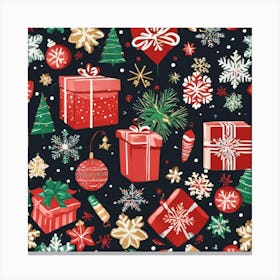 Christmas Background Canvas Print