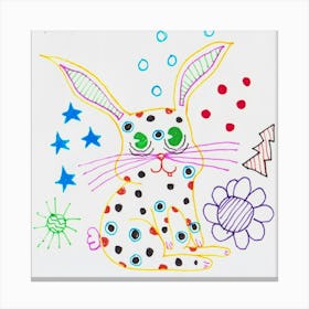 Bunny 1992 Canvas Print