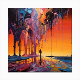 Abstract Painting Canvas Print