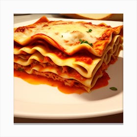 Lasagna 1 ( Fromhifitowifi ) Canvas Print