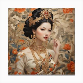 Chinese Woman 2 Canvas Print