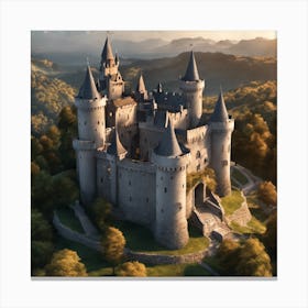 Fairytale Castle 4 Canvas Print