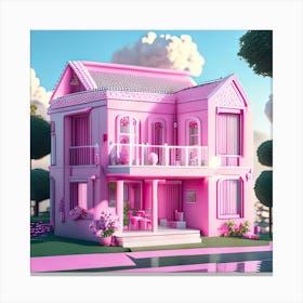 Barbie Dream House (526) Canvas Print