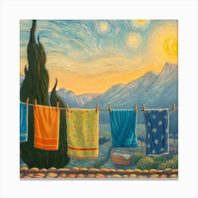 Towel Van Gogh 2023 Canvas Print