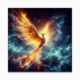 Digital Phoenix08 Canvas Print