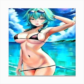 Sexy Anime Girl-Drucke 07.12.2024--ghrtz Canvas Print