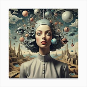 Synthesis Of The Surrealism 1 Canvas Print