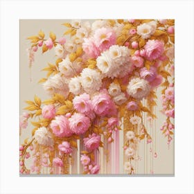 Pink Flowers Canvas Print