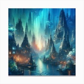 Fantasy City Canvas Print