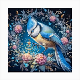 Blue Tit Canvas Print