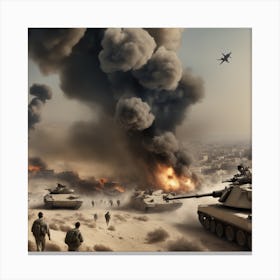 Iraq War 6 Canvas Print