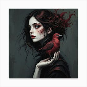 Lone Bird Canvas Print