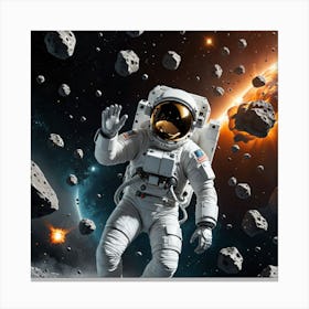 A Dance with Stars: An Astronaut's Journey Beyond Earth Canvas Print