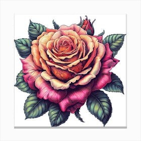 Red Rose Canvas Print