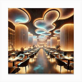 Ethereal Nexus Dynamic Lighting Canvas Print