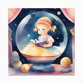 In The Crystal Ball Canvas Print