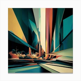 A Striking Abstract Painting Featuring An Array Of Q0nlkqi2sbmb0y Lnnpeq Csxvpcmlrsamyt69f Vza Canvas Print