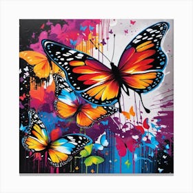 Colorful Butterflies 67 Canvas Print