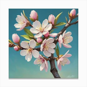 Blossoms art print Canvas Print