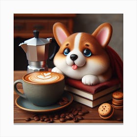 Corgi Canvas Print