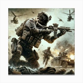 Call Of Duty 6 Canvas Print