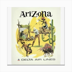 Arizona Delta Air Lines Canvas Print