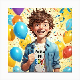 Follow Me Boy 1 Canvas Print