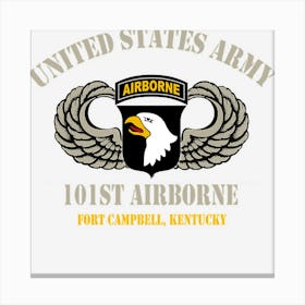 United States Army Airborne 101st Fort Campbell Veteran Mens Canvas Print