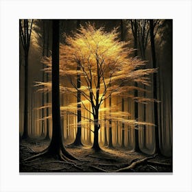 Tree In The Forest 36 Canvas Print