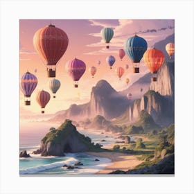 Hot Air Balloons Canvas Print