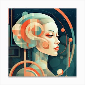 Futuristic Woman 1 Canvas Print