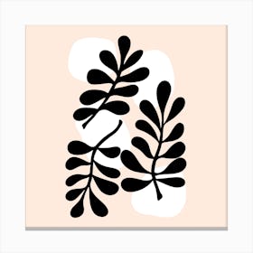 Frond Square Canvas Print