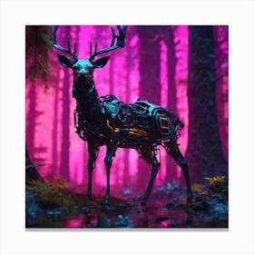 Deer In The Forest 94 Canvas Print