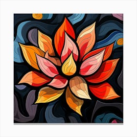 Lotus Flower 5 Canvas Print