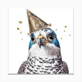 Party Falcon Canvas Print