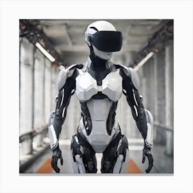 Futuristic Robot 69 Canvas Print