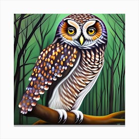Forest Owl Canvas Print