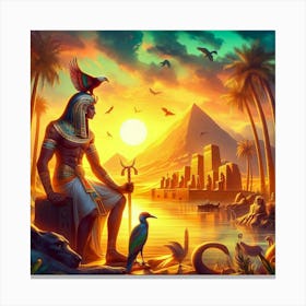 Hours The Pharaoh Canvas Print