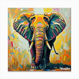 Wonder Elephant 2 Canvas Print