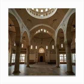 Inside Of A Mosque Canvas Print