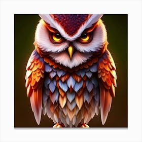 Owl 7 Canvas Print