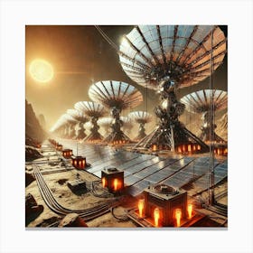 Solar Arrays Canvas Print