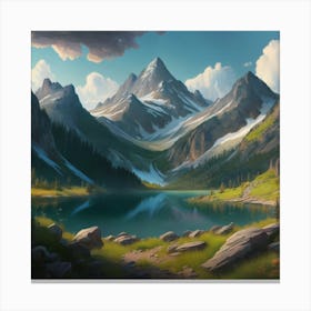 Mountain Landscape 6 Canvas Print