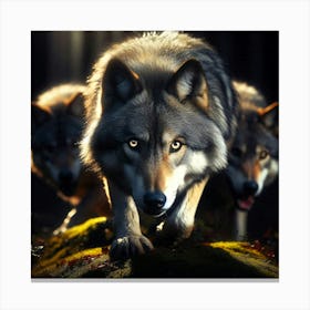 Wild Animal Creative Portrait 179 Canvas Print