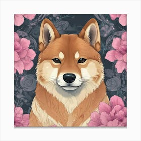 Shiba Inu 42 Canvas Print