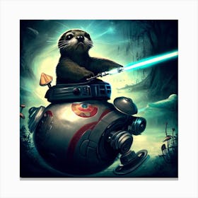 Star Wars Otter 3 Canvas Print